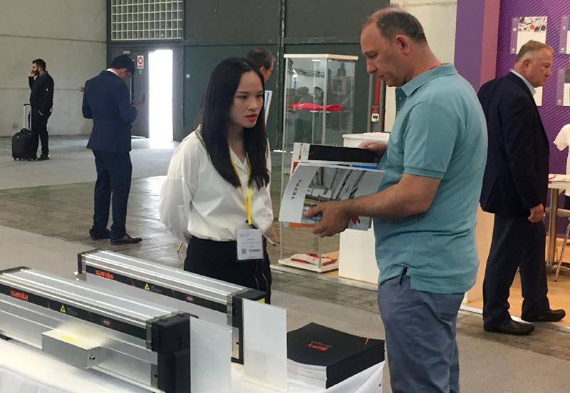 斯派特激光在ITMA2019國際紡織服裝機械展