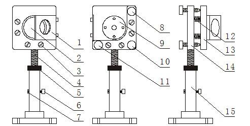 激光切割機(jī)飛行光路中的反射架部分